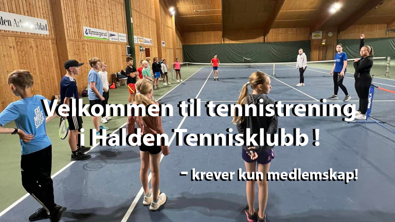 Påmelding for tenniskurs åpnet!
