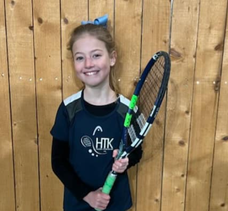 Tilde (8) spilte sin første turnering