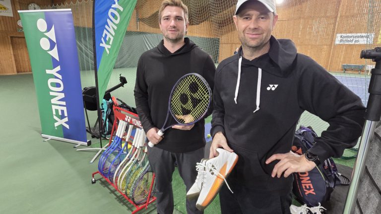 Yonex på besøk i Halden Tennisklubb